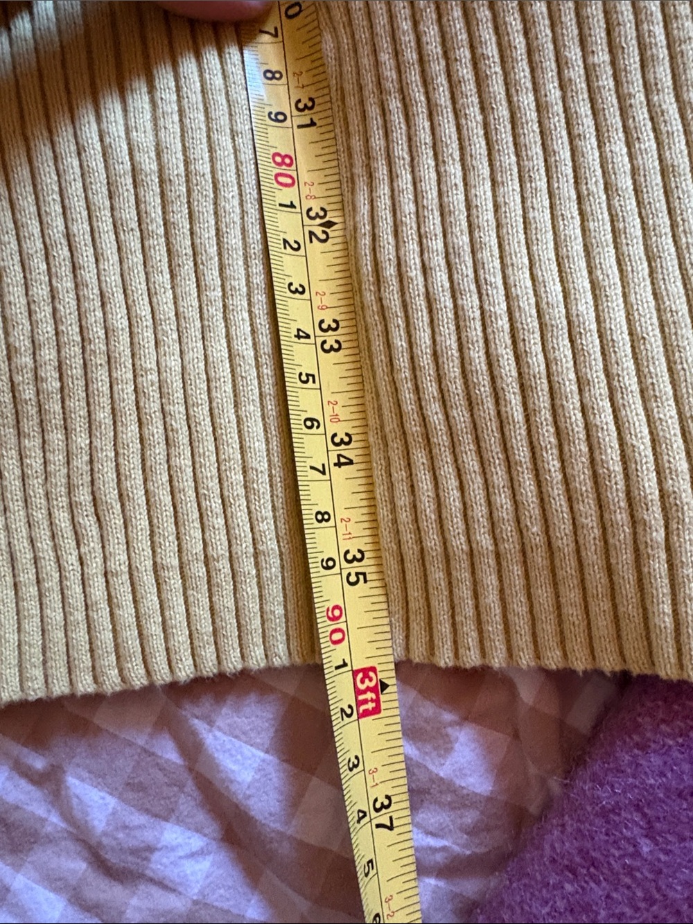 Sabo Ribbed Knit Set — Citron Yellow - Picture 5 of 5